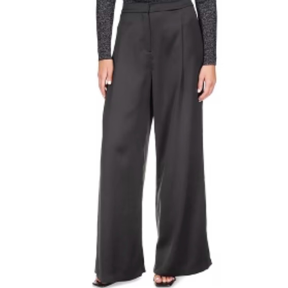 Michael Kors Elegant Black Wide-Leg Women's Pants
